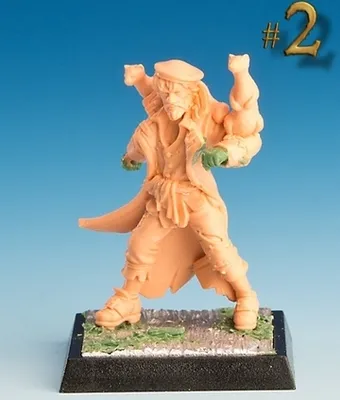 Produktbild von Freebooters Fate Tabletop-Miniatur Spezialist Belette unbemalt mit Wiesel Friponne und Gauchi