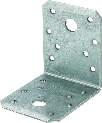 Produktbild von Alberts  Schwerlast-Winkelverbinder mit Sicke | Handwerkerpack | sendzimirverzinkt | 70 x 70 x 55 mm | 50er Set