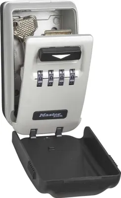 Zdjęcie produktu dla MASTER LOCK 5425EURD, Sejf ścienny, Szary, Elektroniczny, Klucz, Ściana, Klucz, Mała elektronika, Bateria