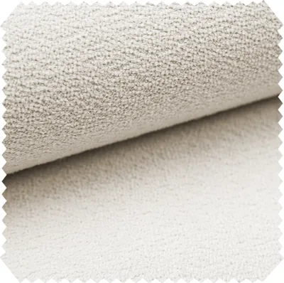 Produktbild von novely® MOERS - Feiner Bouclé-Polsterstoff - Robuster Möbelstoff - Pflegeleichte Meterware 1lfm - Farbe: 01 Wollweiß