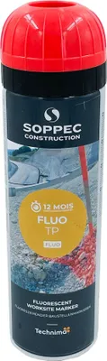 Produktbild von Markierungsspray 'FLUO-TP' Neon-Rot, 500 ml