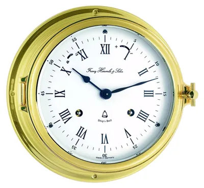 Immagine prodotto di Orologio da nave in ottone con campana - Hermle Modello: 35065-000132