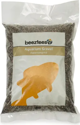 Produktbild von Beeztees Aquarium Kies dunkel 8 kg, Durchmesser: 1-2 mm