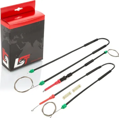 Produktbild von Fensterheber Reparatur Seilzug Set vorne links rechts für FORD FOCUS II CABRIO
