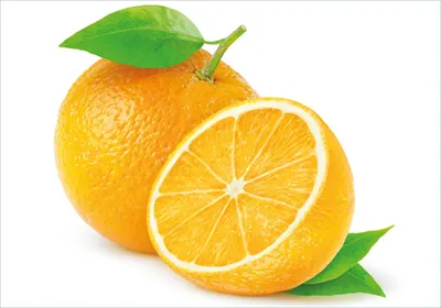 Produktbild von Wallario Poster - Saftige Orangen vor weißem Hintergrund, Kunstdruck Größe: 70 x 100 cm