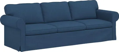 Immagine prodotto di vidaXL Divano blu 245 x 82 x 80 cm Tessuto