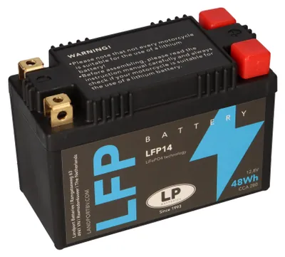 Obrázek produktu pro Baterie LiFePO4 12,8V 48Wh pro startovací baterii motocyklu ML LFP14