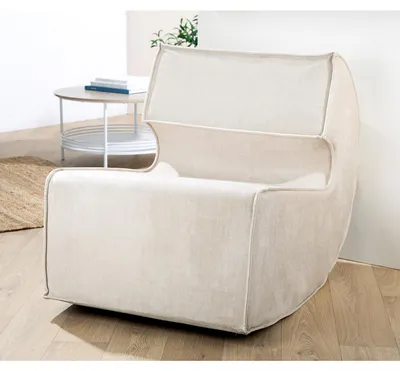 Produktbild von Gilde Sessel, Nobra, Holz, Stoff, beige, VE 1 Höhe: 77.00 cm Breite: 71.00 cm Tiefe: 103.00cm 53338