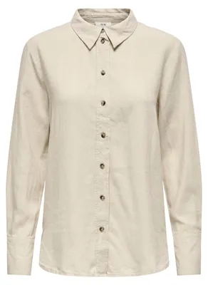 Produktbild von Hemd Locker geschnittene Bluse Hemdkragen | S