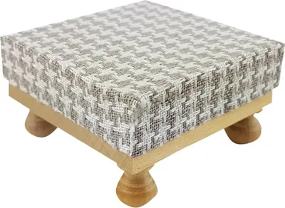 Produktbild von Puppenhausmöbel Wohnzimmer Rustikal , Hocker