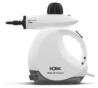 Image de Nettoyeur vapeur à main 1200w blanc - Solac - LV1350 - steam jet detergenic