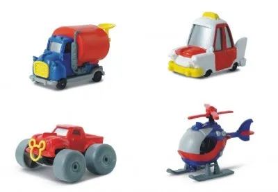 Immagine prodotto di Auto di Kácerov, serie 3 - camion, MickeyB, taxi, elicottero, 1 pezzo