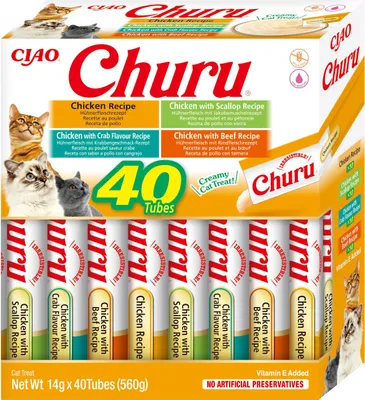 Zdjęcie produktu dla Inaba Cat Churu Varieties Kurczak - przysmak dla kota 40 x 14 g