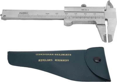 Professionelle 0-50mm Schieblehre aus Edelstahl für präzise Messungen von Bearbeitungsmaßen und -dimensionen
