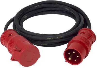Productafbeelding van 47450 CEE-verlenging 16A, 5m, H05RR-F5G 1,5 mm², 5-polig