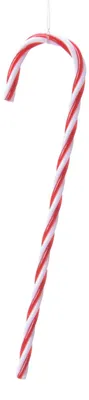 Immagine prodotto di Decorazioni per l'albero di Natale bastoncini di zucchero in plastica 13cm rosso/bianco, set di 6