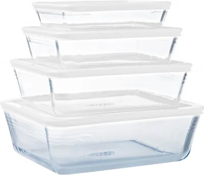 Produktbild von Pyrex Glasbehälter mit Deckel Cook & Freeze 4-teilig