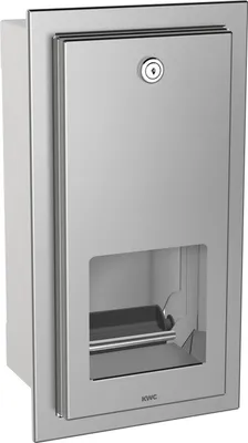 Produktbild von KWC AR WC-Doppelrollenhalter, RODAN, Edst.,  184x341x138 mm, Unterputz