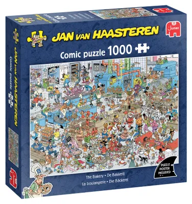 Produktbild von Jan van Haasteren - Die Bäckerei (1000 Teile), 1000 Stück(e), Landschaft, 15 Jahr(e)