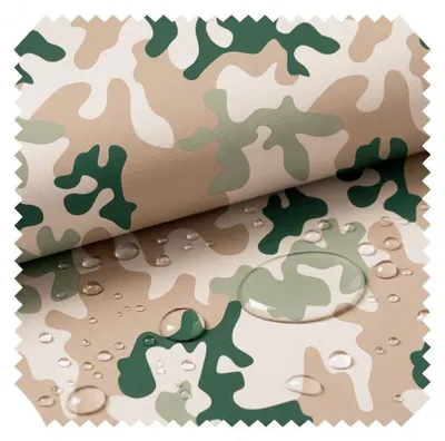 Produktbild von novely® OXFORD SUNSET 420D - UV-Beständiger Polsterstoff - Wasserdichter Outdoor-Stoff - Polyester Möbelstoff - Pflegeleichte Meterware 1lfm - Farbe: C2 Camouflage Hell BDS