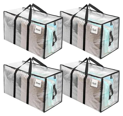Produktbild von Solidchoice – Robuste, transparente Umzugskartons mit verstärkten Tragegriffen