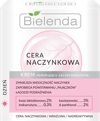 Obrázok produktu pre Bielenda Cera Naczynkowa Krem na dzień redukujący zaczerwienienia, 50 ml