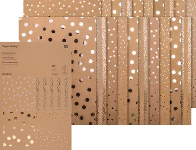 Produktbild von Motivblock "Kraftpapier Hot Foil"