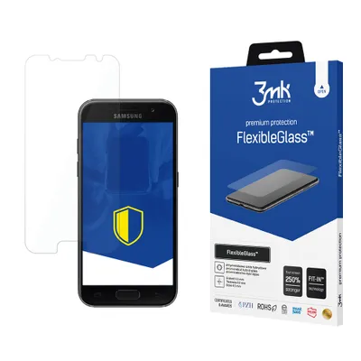 Produktbild von 3mk Display Hybridglas FlexibleGlass für Samsung Galaxy A3 2017 0,3mm 7H