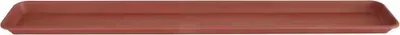 Image de Siena Garden 267-801MP Soucoupe rectangulaire 78cm terra pour balconnière 80cm, terracotta