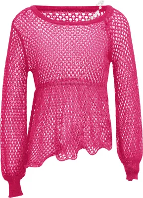 Immagine prodotto di SWIRLY maglione da donna in maglia - rosa, XS/S