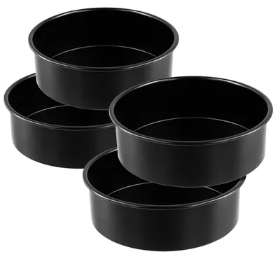 Zdjęcie produktu dla Zestaw 4 głębokich form do pieczenia ze stali węglowej – powłoka nieprzywierająca (20,3 cm)