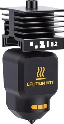 Produktbild von Hotend Kit Ersatz für Bambu Lab P2S 3D Drucker 0.2mm abnehmbare gehärtete Stahldüse Hotend