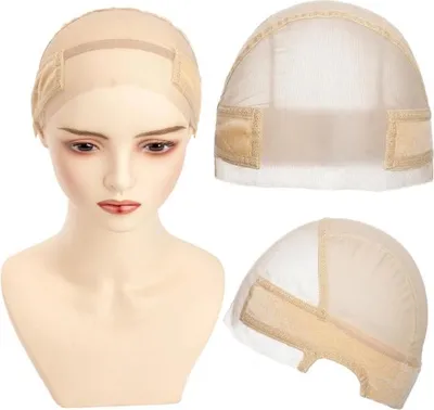 Immagine prodotto di Rete antiscivolo per parrucche, cuffia traspirante per parrucche, cuffia per calvi con bordi in velluto - STAYCAP