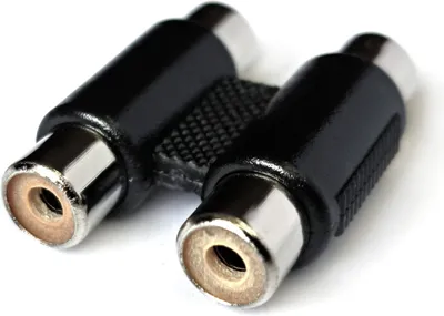 Produktbild von Cinch Doppelkupplung Audio Adapter Verbinder RCA Buchse Stereo Mono Chinch