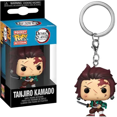 Produktbild von Demon Slayer - Tanjiro Kamado - Schlüsselanhänger Funko Pocket POP! Keychain