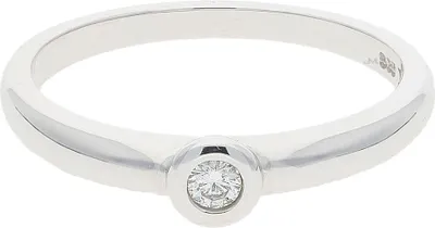 Produktbild von JuwelmaLux Ring 585 Weißgold mit Brillant JL10-07-1862 52