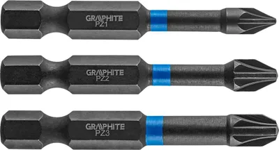 Image de GRAPHITE Embouts à percussion PZ1/2/3 x 50 mm, 3 pcs.