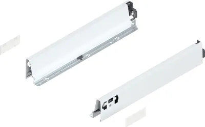 Produktbild von Blum TANDEMBOX Zarge, Höhe N 68 mm, NL 400 mm, links/rechts, für TANDEMBOX intivo/antaro, seidenweiss