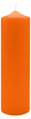 Produktbild von Spitzkopf Stumpen Kerzen Mandarin Orange 25 x Ø 7 cm, 6 Stück