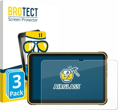 Produktbild von 3x BROTECT Schutzglas für Ulefone RugKing Pad 2 Pro Schutzfolie Panzer Folie Glas Display Schutz klar