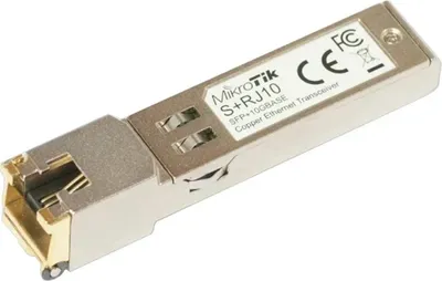 Produktbild von Mikrotik S+RJ10, 10000 Mbit/s, SFP+, SFP+, Metallisch, 1 Stück(e)