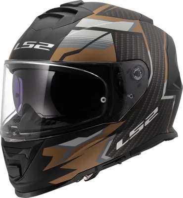 Produktbild von LS2 FF800 Storm II Tracker Helm, gold matt, M (57/58)