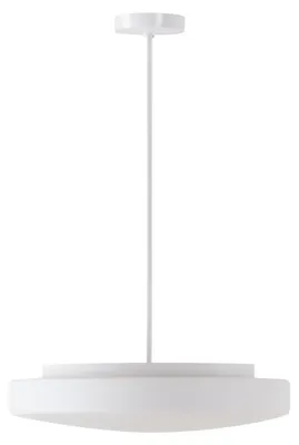 Imagen del producto de OSMONT EDN54114 EDNA P5: Lámpara colgante de cristal, color blanco, IP40, 3x60W, casquillo E27