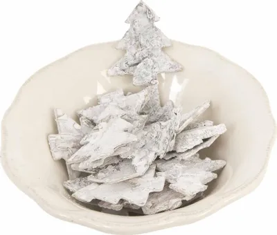 Immagine prodotto di Clayre & Eef Set da 24 decorazioni per alberi di Natale 5 cm marroni