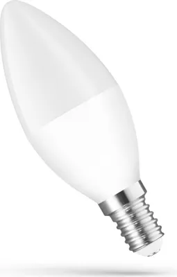 Produktbild von Spectrum Smart LED Kerze 5W = 35W E14 matt Warmweiß bis Tageslichtweiß 2700K - 6500K Tuya Wi-Fi dimmbar