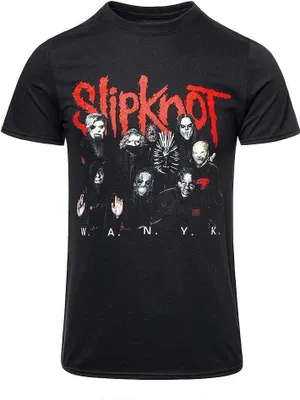 Image de Slipknot - "We Are Not Your Kind" T-shirt Logo pour homme/femme unie RO1506 (XXL) (Noir)