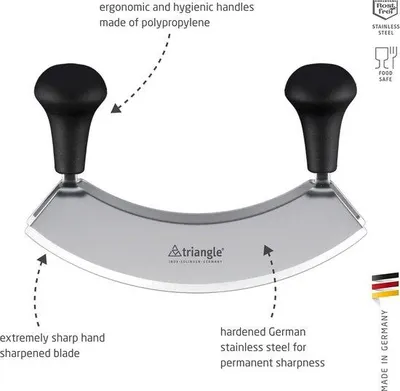 Produktbild von Famanu Wiegemesser aus Edelstahl - Handgefertigt in Solingen