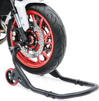 Obrázek produktu pro Montážní stojan na motocykl vpředu # Falcone pro přední vidlici brzdového třmenu