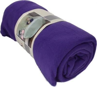 Produktbild von Decke Fleecedecke 130x170cm Polarfleece 14 versch. Unifarben Wohndecke