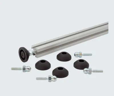 Produktbild von 4x Stellfuss für 20x20 und 20x40 Nut 5 Aluprofil